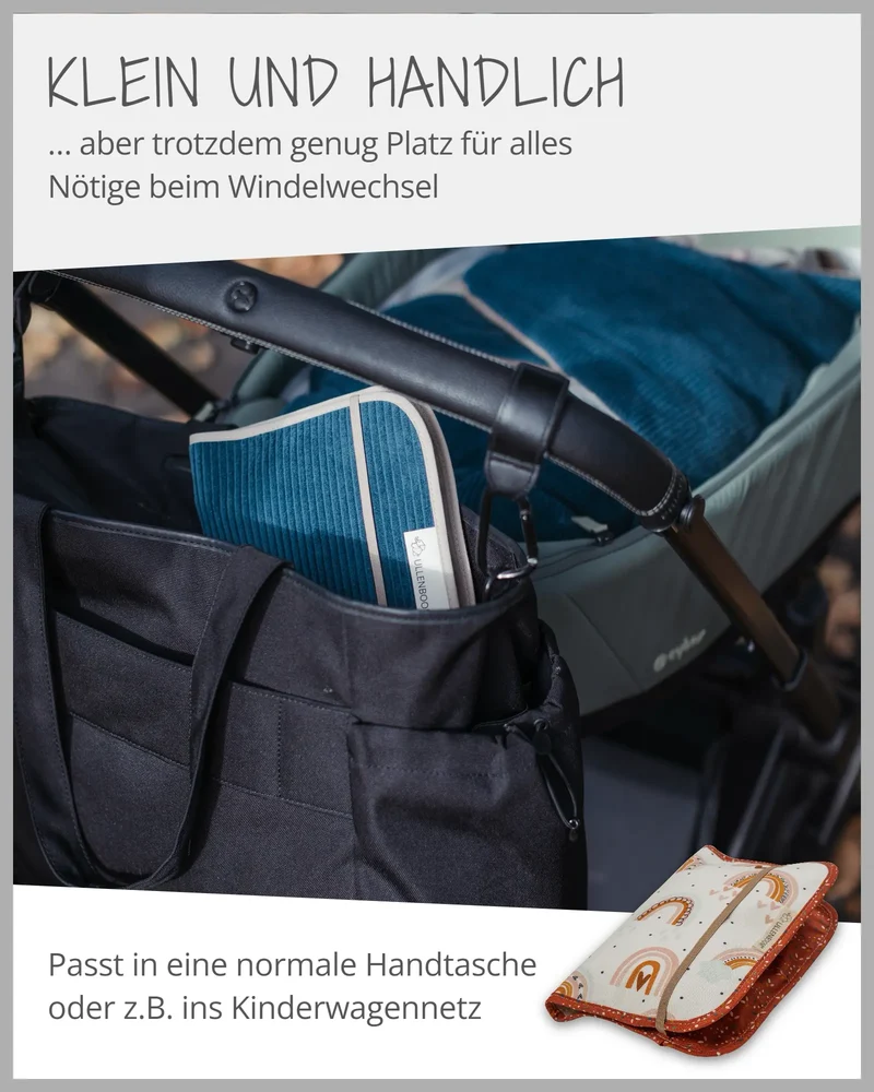 Windeltasche Regenbogen