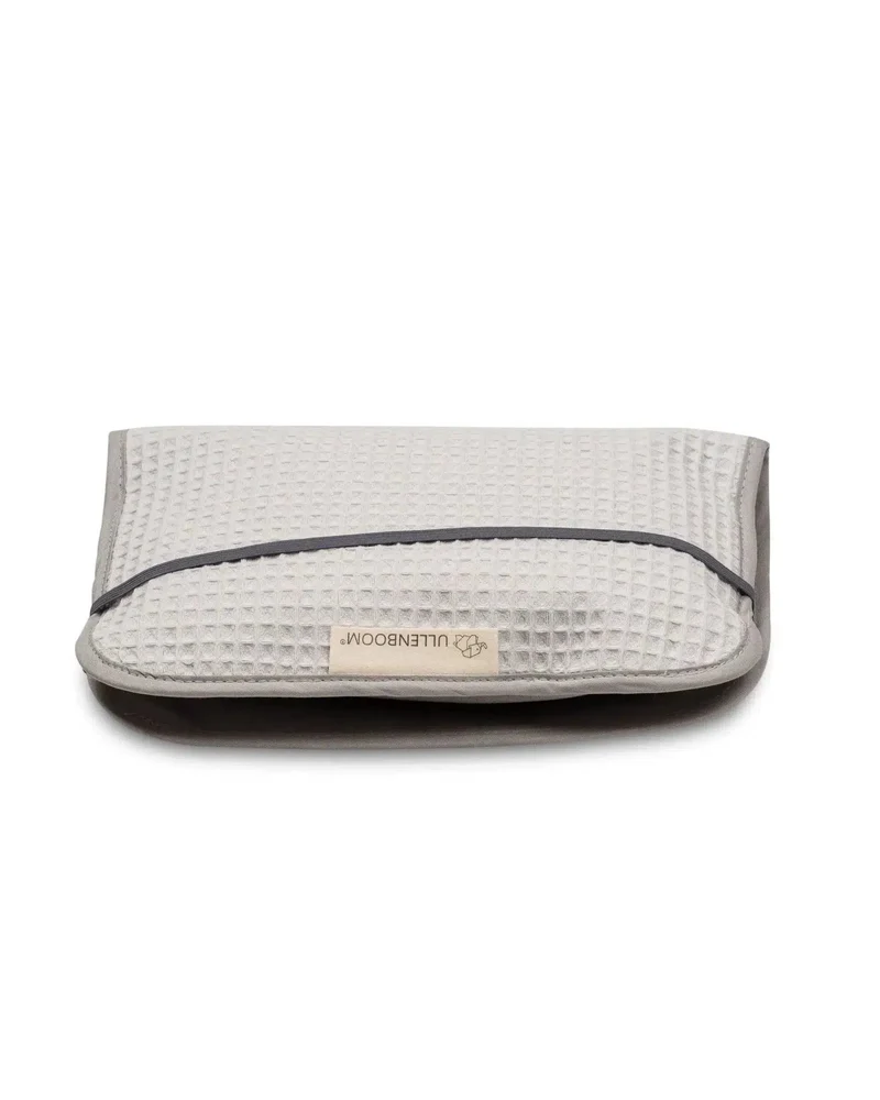 Windeltasche Waffelpiqué Grau