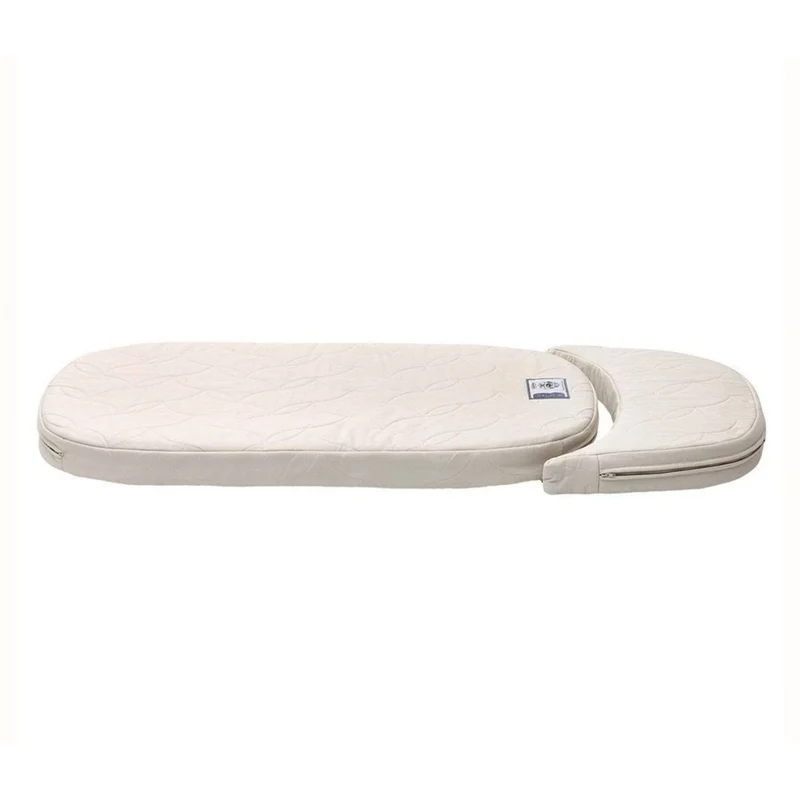 Leander Classic Matratzenverlängerung für Babymatratze Natural 30 x 66 cm Weiss