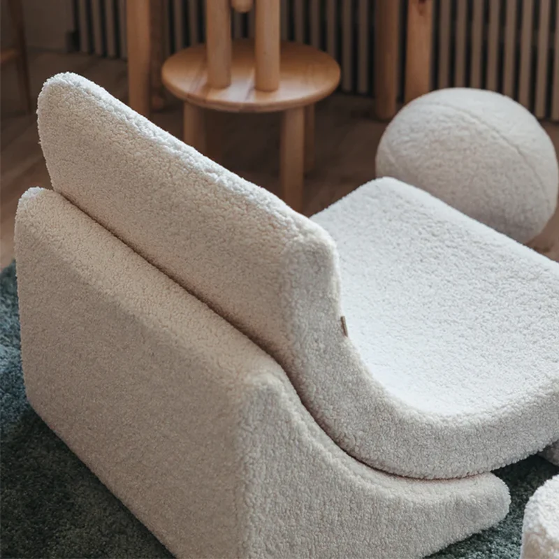 Wigiwama Spielsessel 'Moon Chair' Cream White