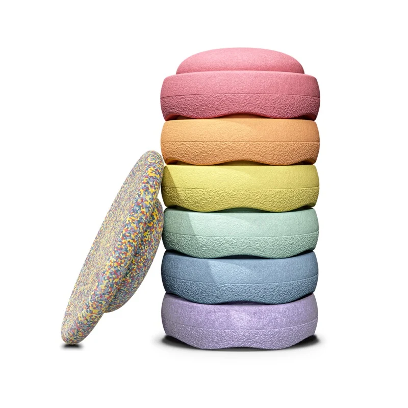 Stapelstein Rainbow Set Pastel