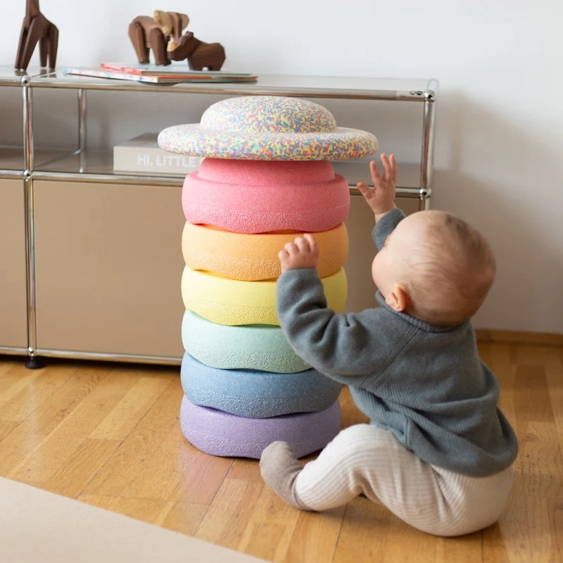 Stapelstein Rainbow Set Pastel