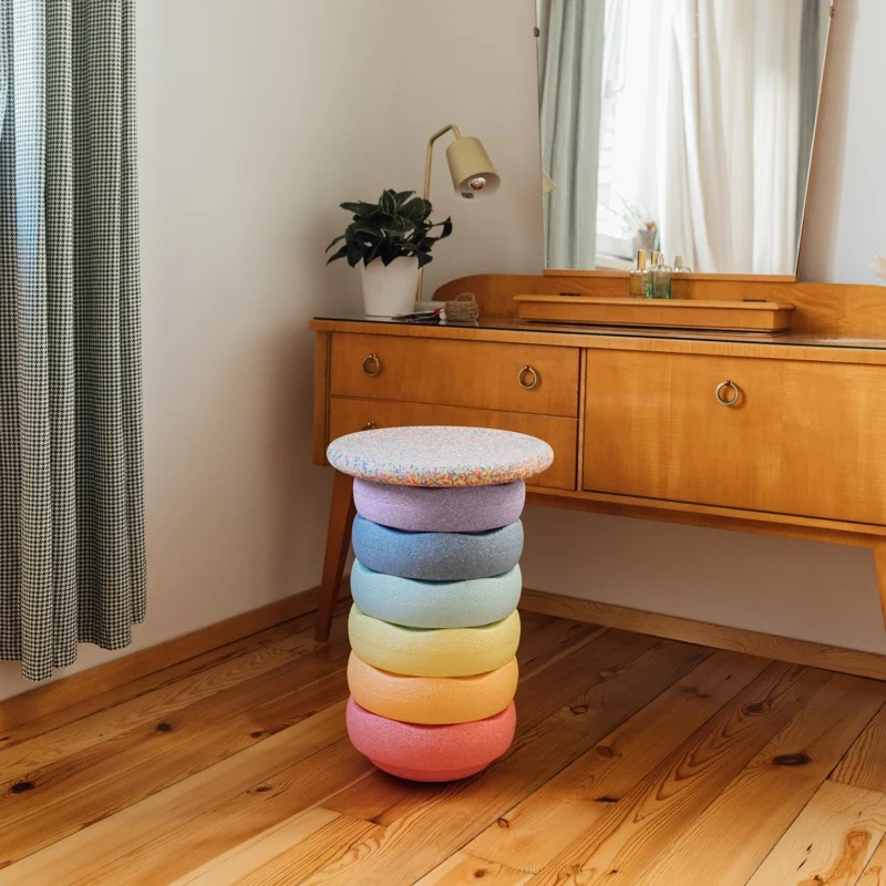Stapelstein Rainbow Set Pastel