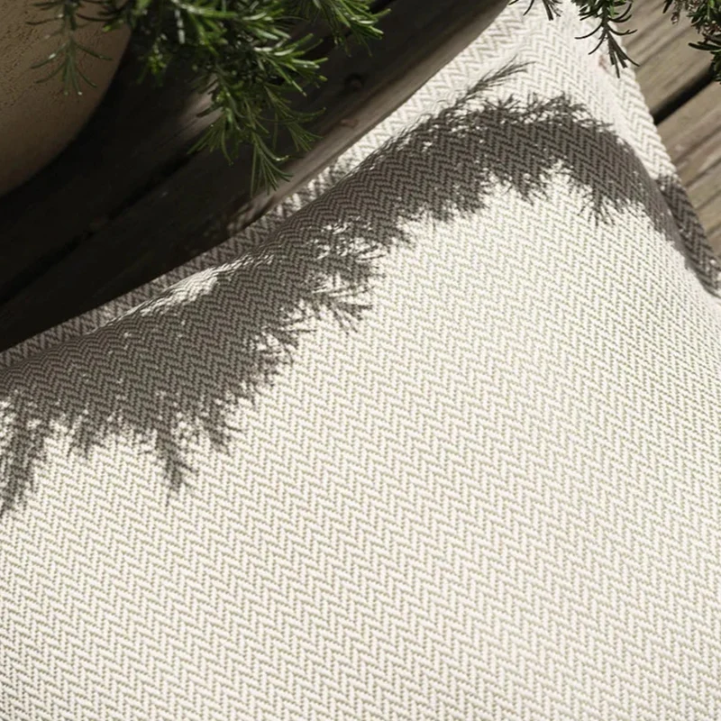 Wigiwama Outdoor Kissen 'Block' Terra