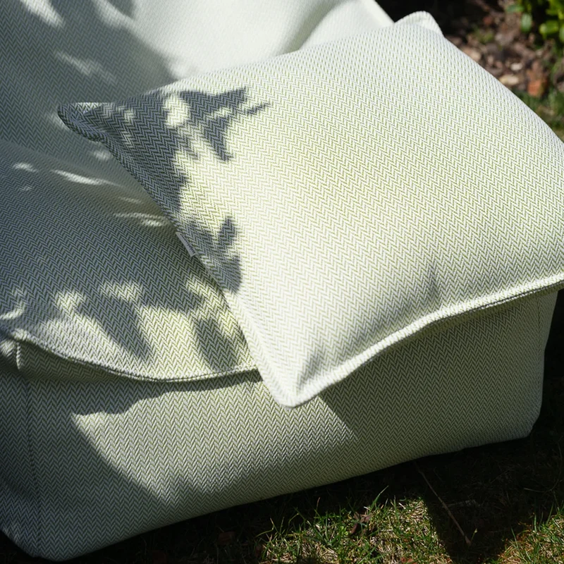 Wigiwama Outdoor Kissen 'Block' Herba