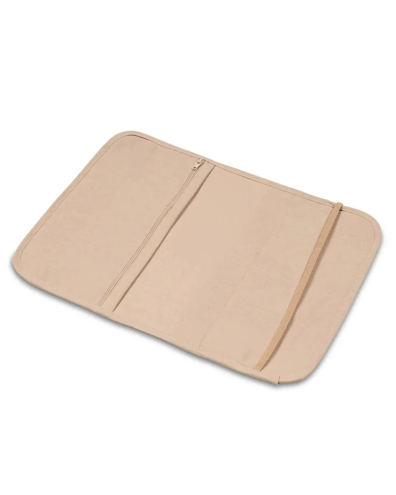 Windeltasche Waffelpiqué Sand