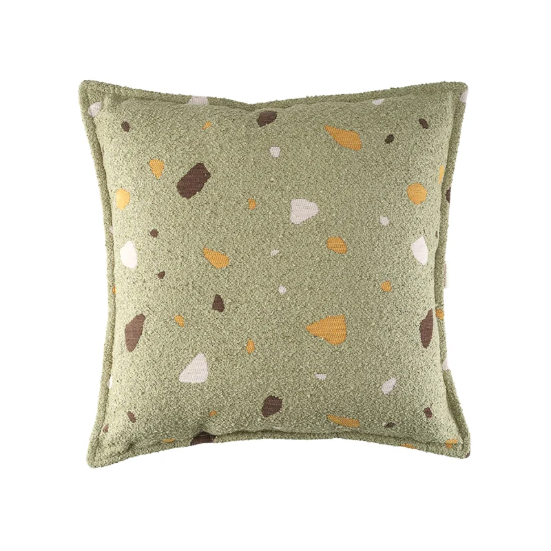 Wigiwama Kissen 'Terrazzo Block' Moss