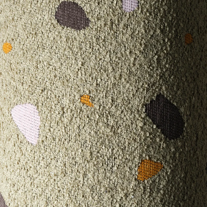 Wigiwama Kissen 'Terrazzo Block' Moss