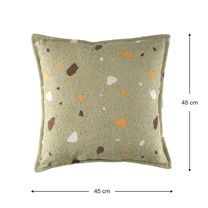 Wigiwama Kissen 'Terrazzo Block' Moss