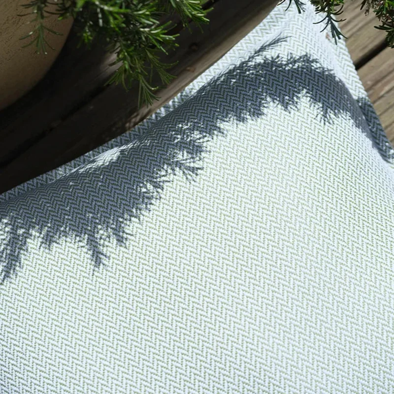 Wigiwama Outdoor Kissen 'Block' Azure