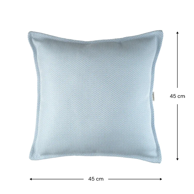 Wigiwama Outdoor Kissen 'Block' Azure