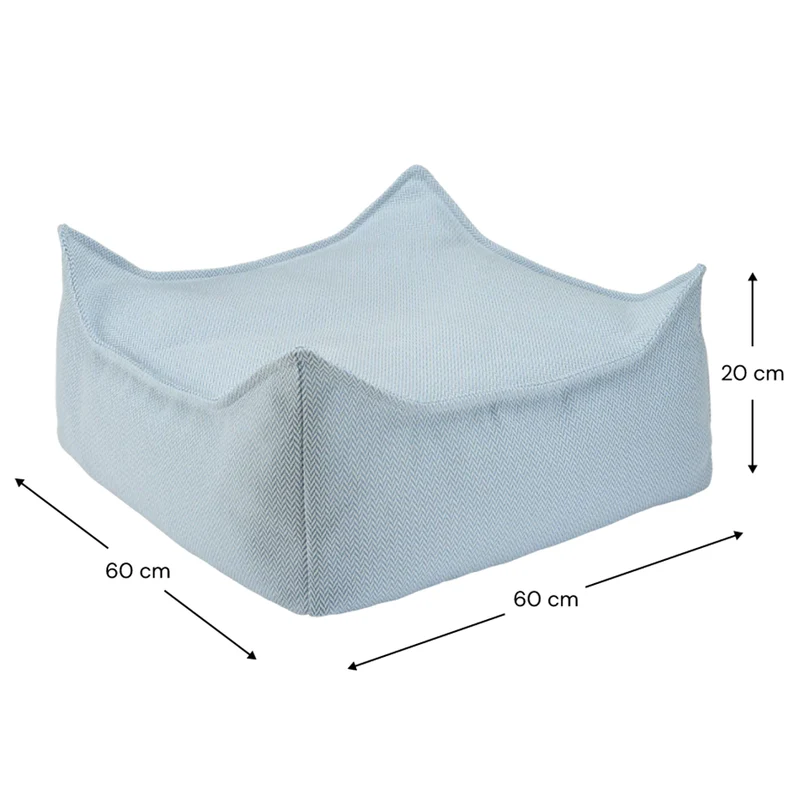 Wigiwama Outdoor Ottoman Azure