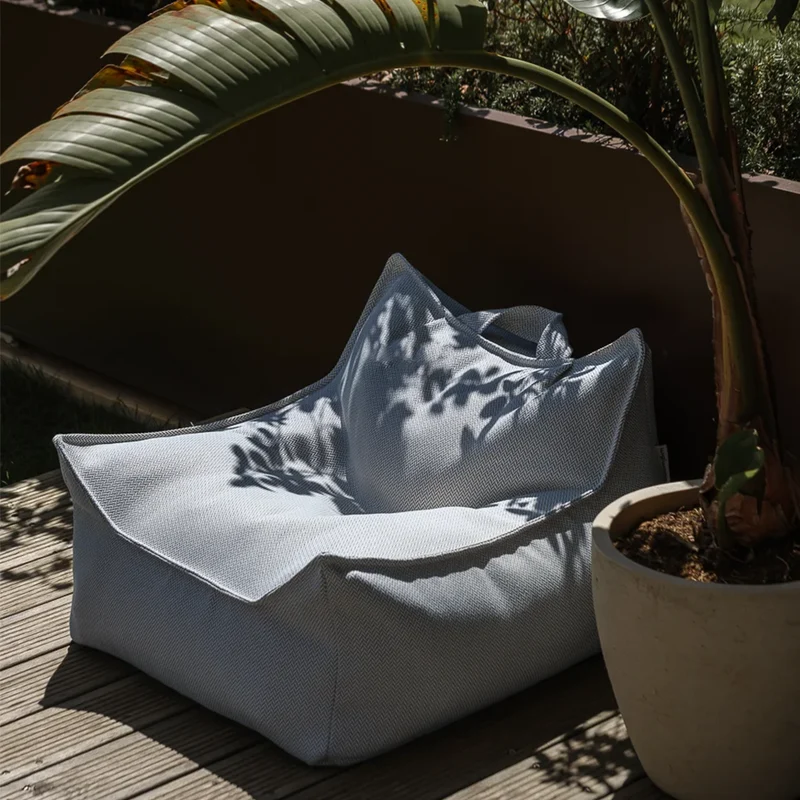 Wigiwama Outdoor Sitzsack 'Beanbag' Azure