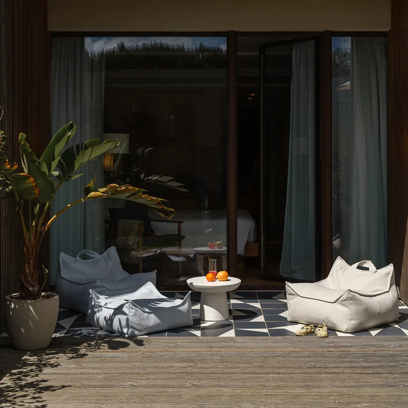 Wigiwama Outdoor Sitzsack 'Beanbag' Azure