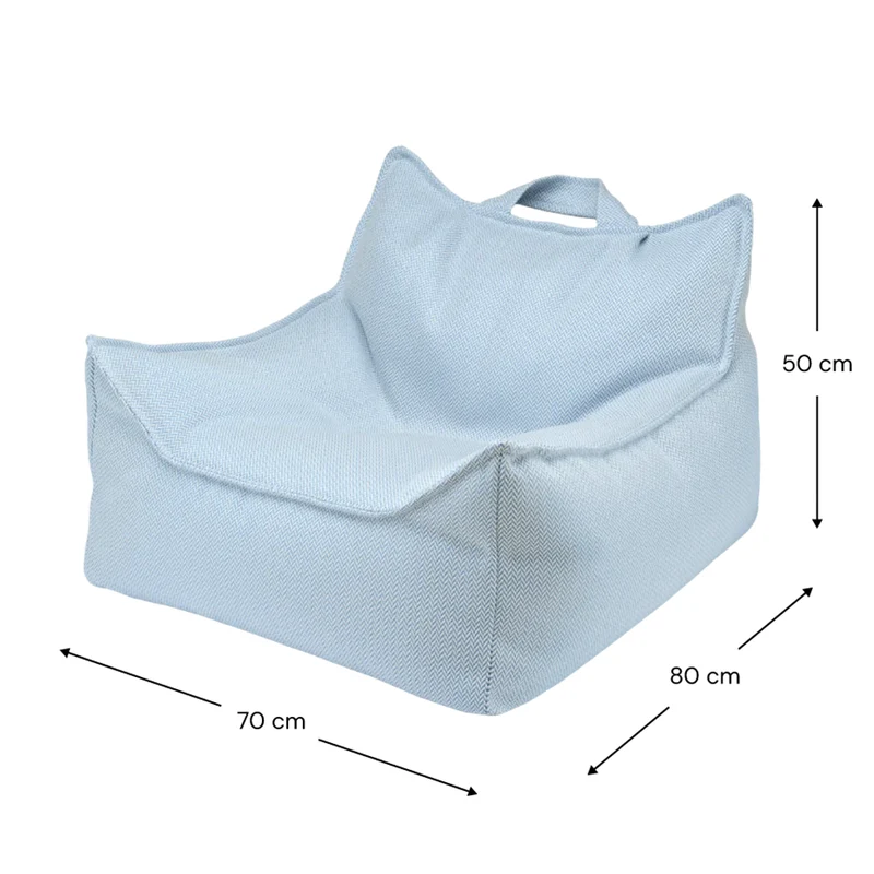 Wigiwama Outdoor Sitzsack 'Beanbag' Azure
