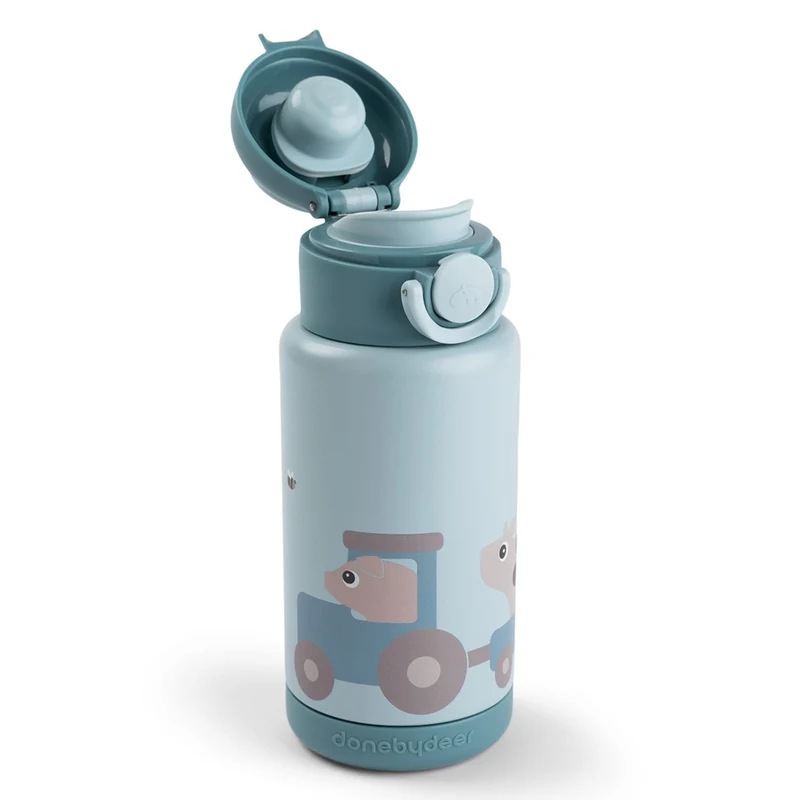 Thermoflasche "Tiny farm - Blue" 340ml