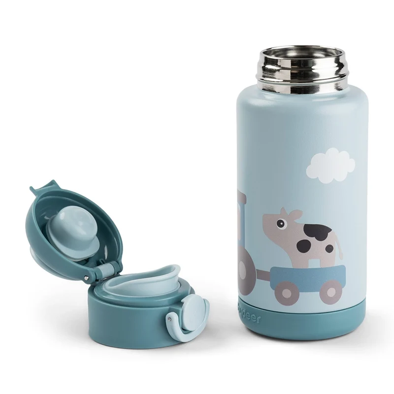 Thermoflasche "Tiny farm - Blue" 340ml