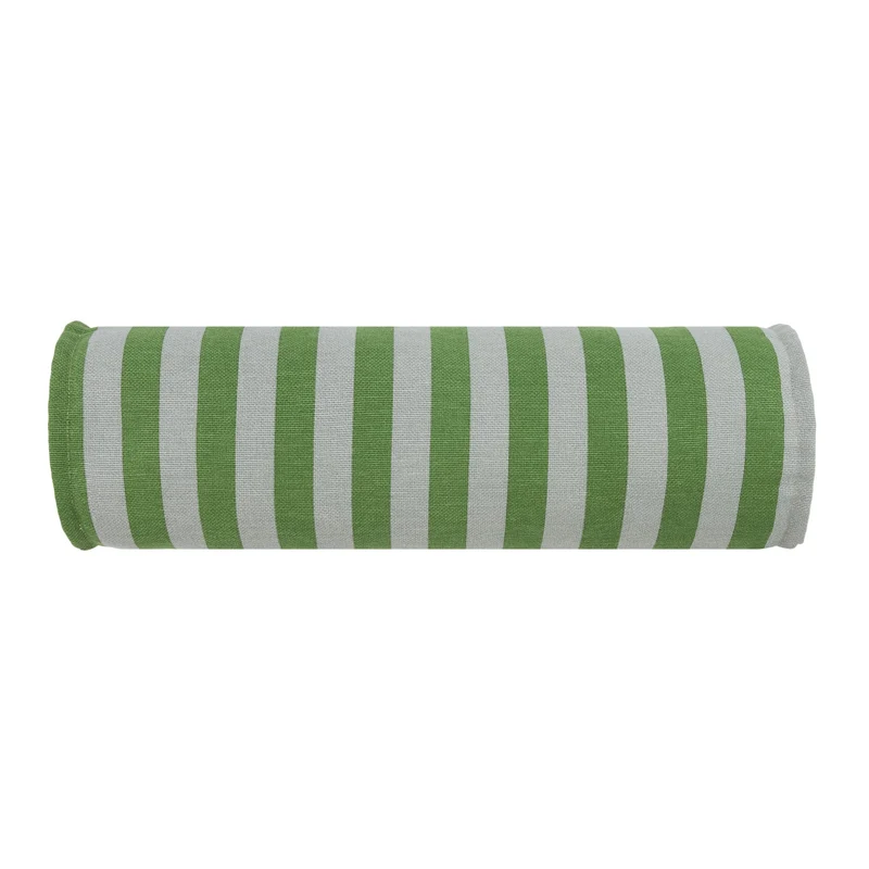 Rollkissen “Vibes Green Blue Stripes"