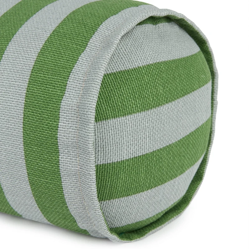 Rollkissen “Vibes Green Blue Stripes"
