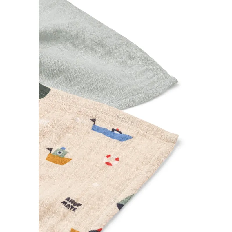 Mulltücher "Lewis Sailing / Dove blue mix"