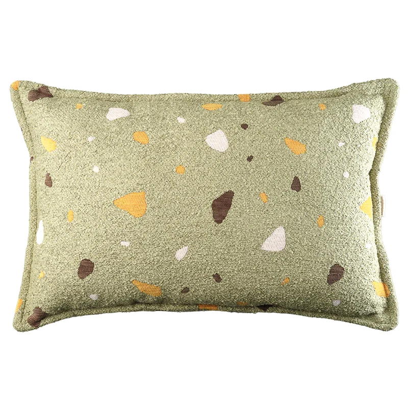 Wigiwama Kissen 'Terrazzo Bolster' Moss