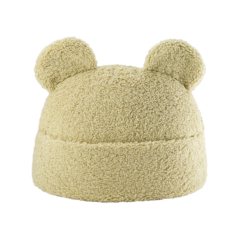 Wigiwama Kissen mit Tasche 'Teddy' Matcha