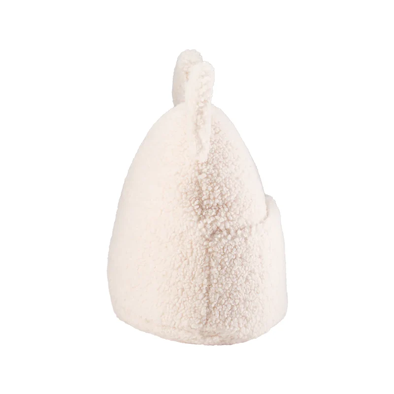 Wigiwama Kissen mit Tasche 'Teddy' Cream White
