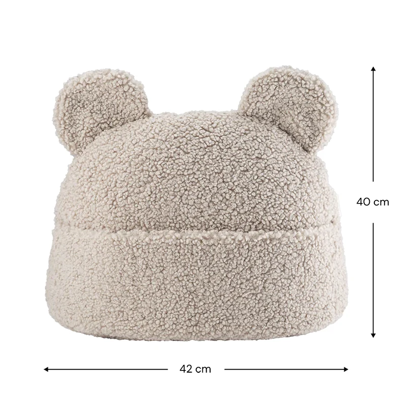 Wigiwama Kissen mit Tasche 'Teddy' Biscuit