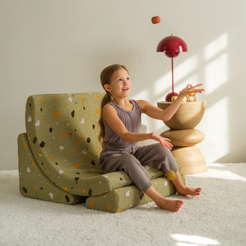 Wigiwama Spielsessel 'Terrazzo Moon Chair' Moss