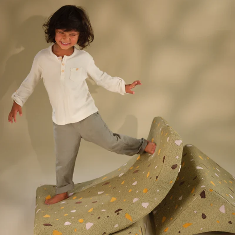 Wigiwama Spielsessel 'Terrazzo Moon Chair' Moss