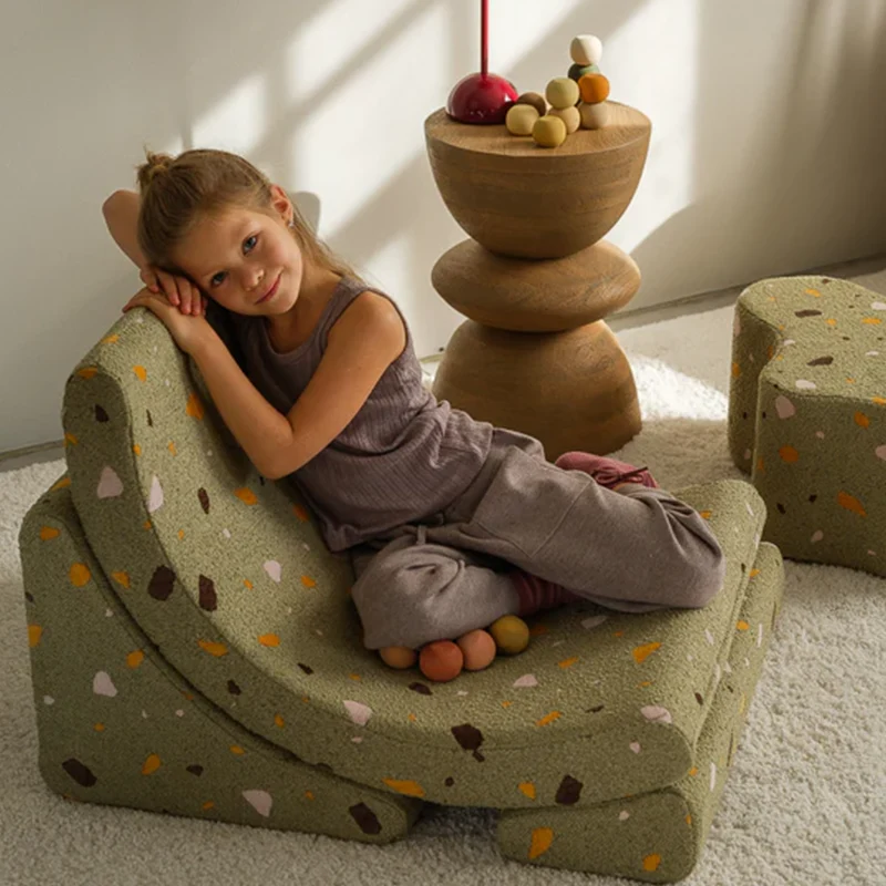 Wigiwama Spielsessel 'Terrazzo Moon Chair' Moss