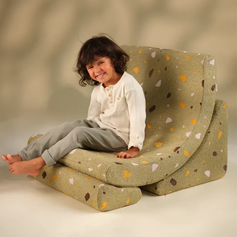 Wigiwama Spielsessel 'Terrazzo Moon Chair' Moss