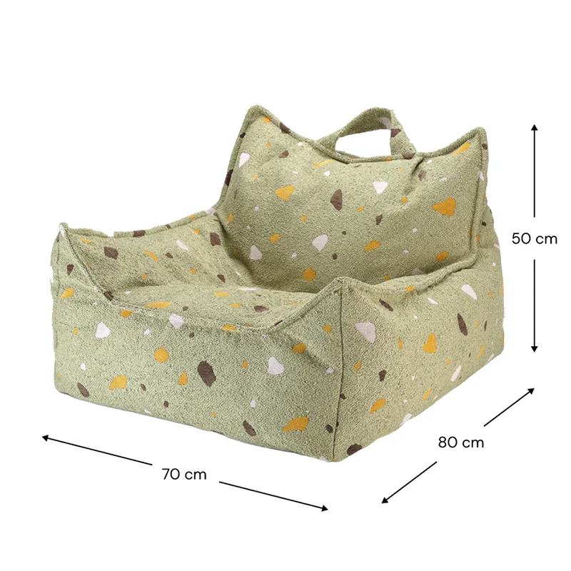 Wigiwama Sitzsack Beanbag 'Terrazzo' Moss