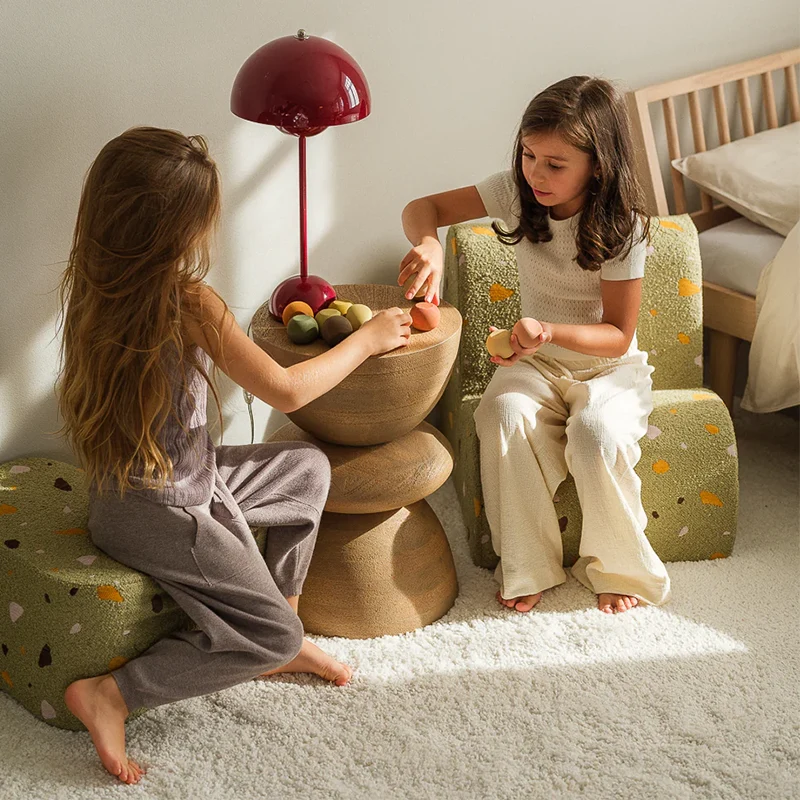 Wigiwama Kindersessel 'Terrazzo Cloud Chair' Moss