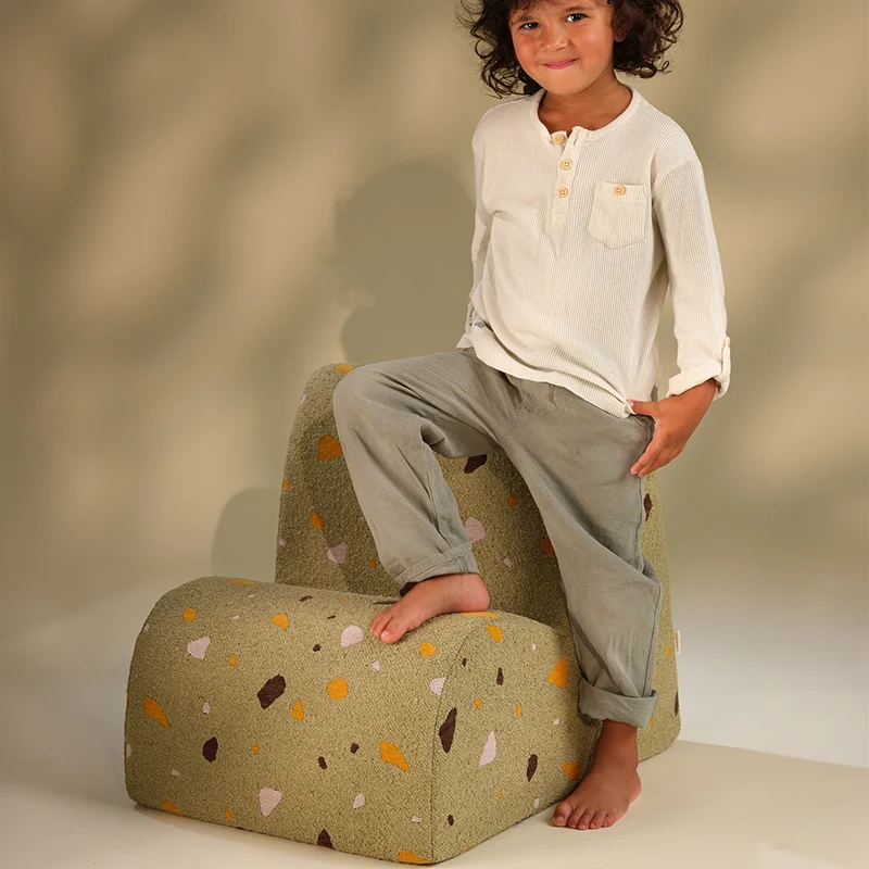 Wigiwama Kindersessel 'Terrazzo Cloud Chair' Moss