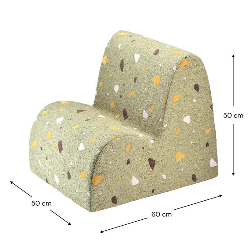 Wigiwama Kindersessel 'Terrazzo Cloud Chair' Moss