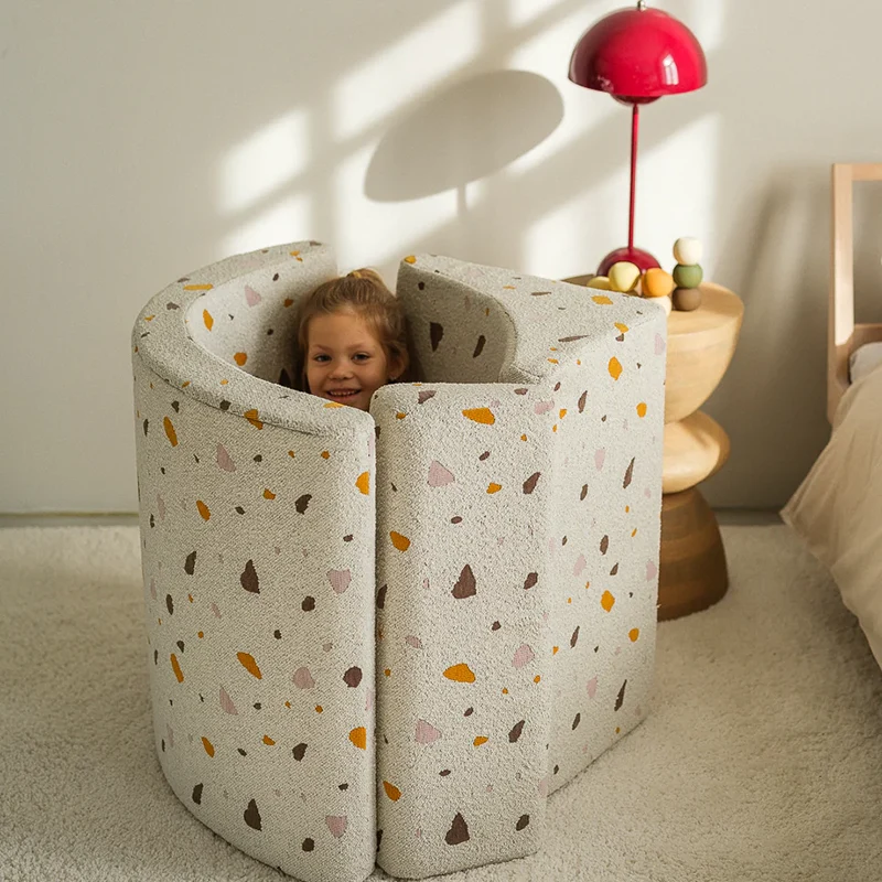 Wigiwama Spielsessel 'Terrazzo Moon Chair' Marble