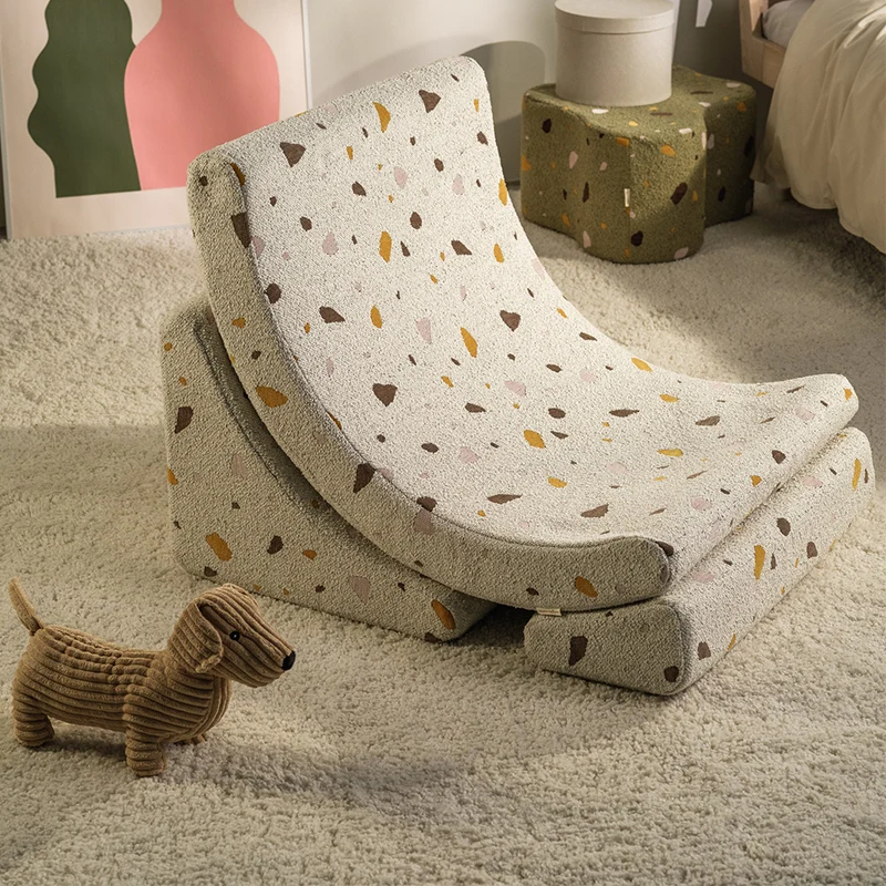 Wigiwama Spielsessel 'Terrazzo Moon Chair' Marble