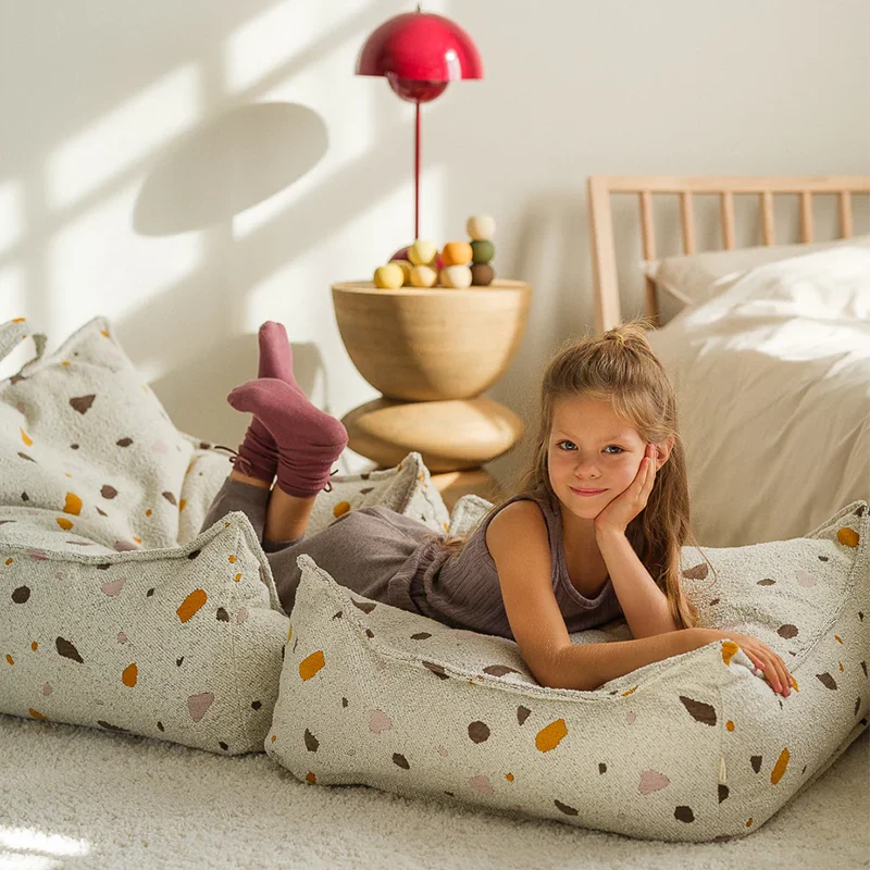 Wigiwama Sitzsack Beanbag 'Terrazzo' Marble