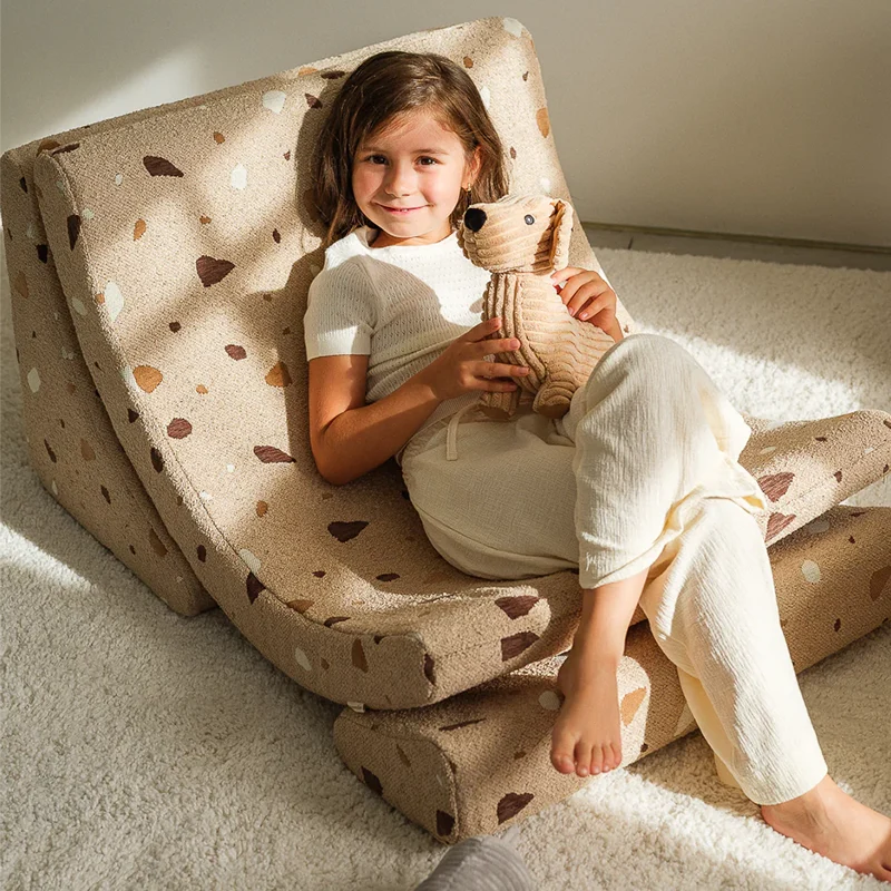 Wigiwama Spielsessel 'Terrazzo Moon Chair' Sand