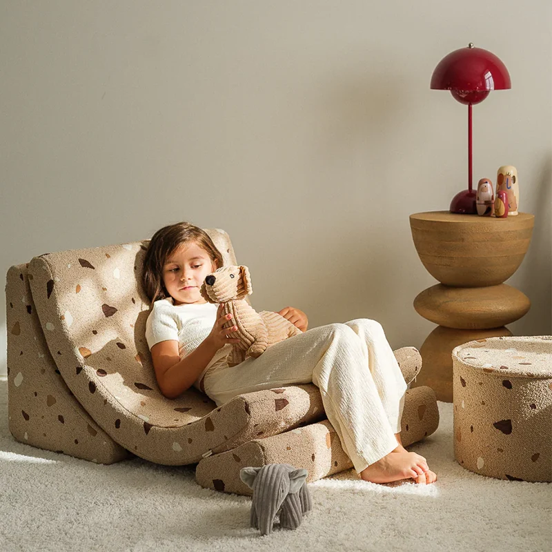 Wigiwama Spielsessel 'Terrazzo Moon Chair' Sand