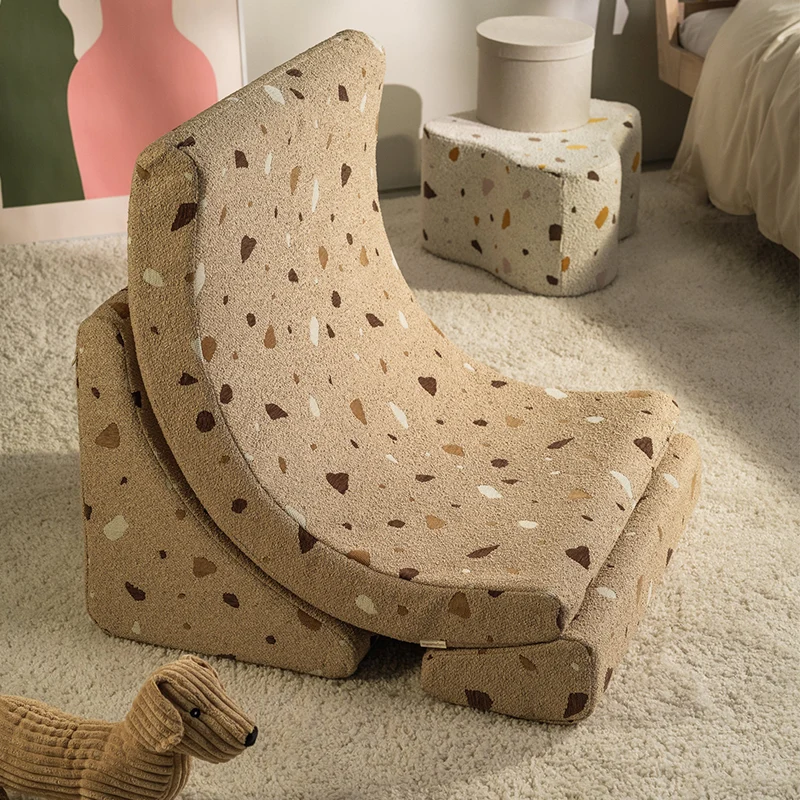 Wigiwama Spielsessel 'Terrazzo Moon Chair' Sand