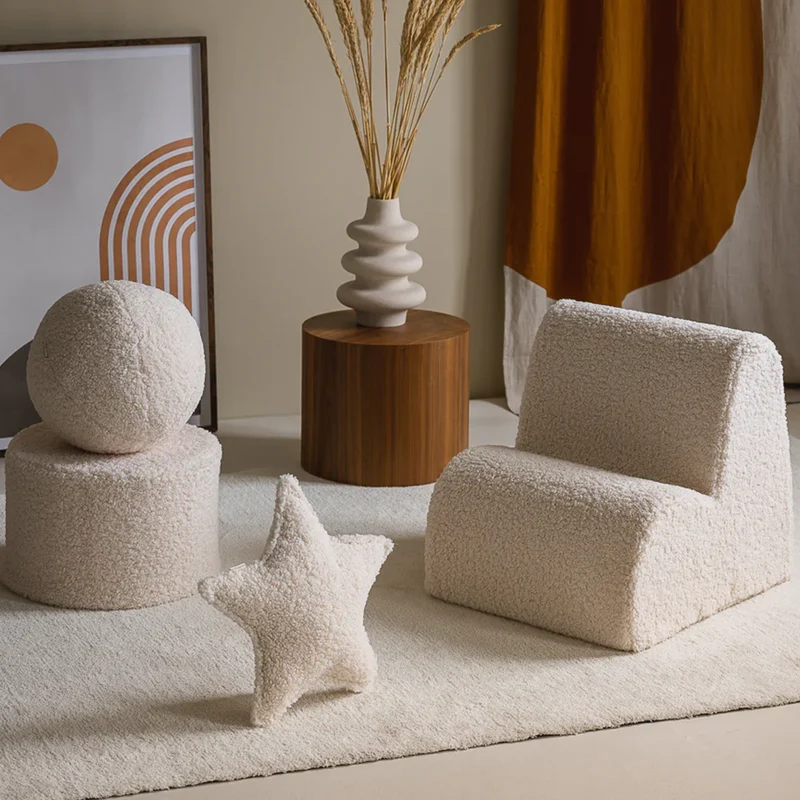 Wigiwama Ball Kissen Cream White