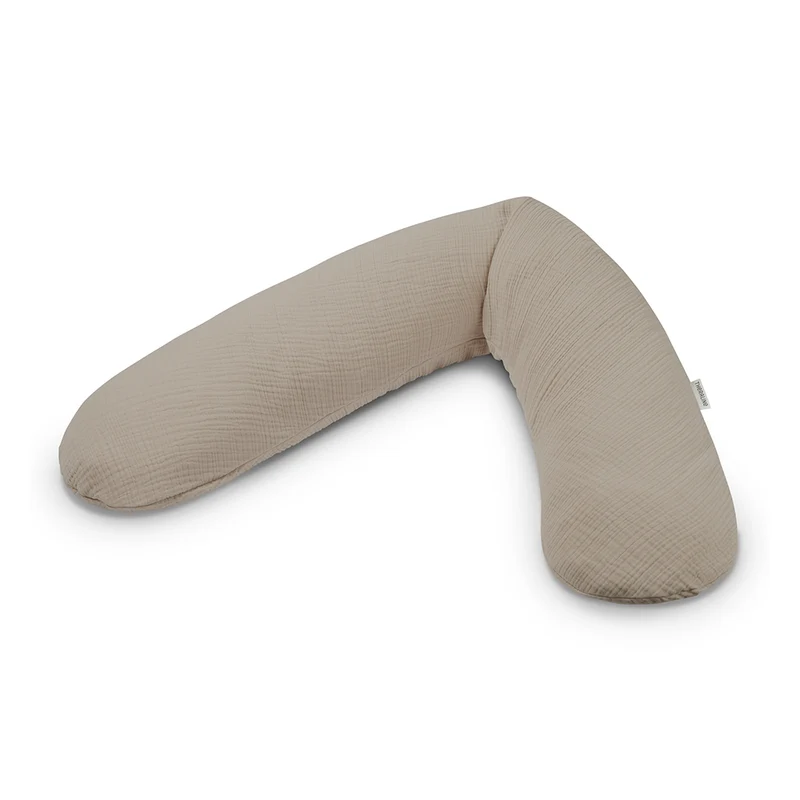 Theraline Stillkissen Taupe Musselin