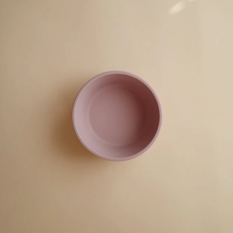 Mushie Silikon Schüssel mit Saugnapf Soft Lilac