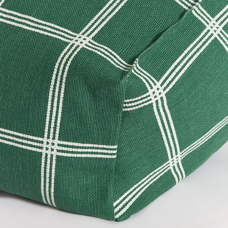 Sitzsack “Vibes Green White Windowpane"