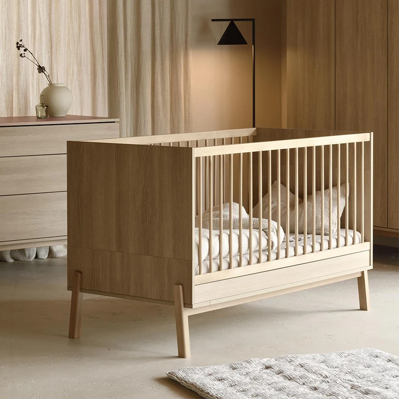 Quax Babybett- und Kinderbett 70 x 140 'Ashi' Honey Ash