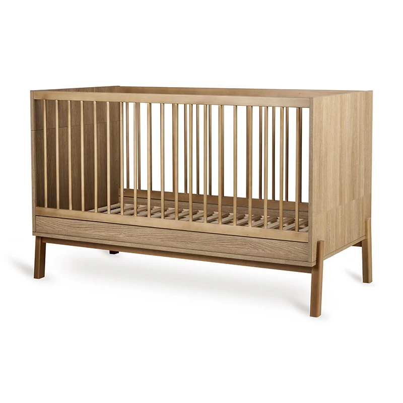 Quax Babybett- und Kinderbett 70 x 140 'Ashi' Honey Ash