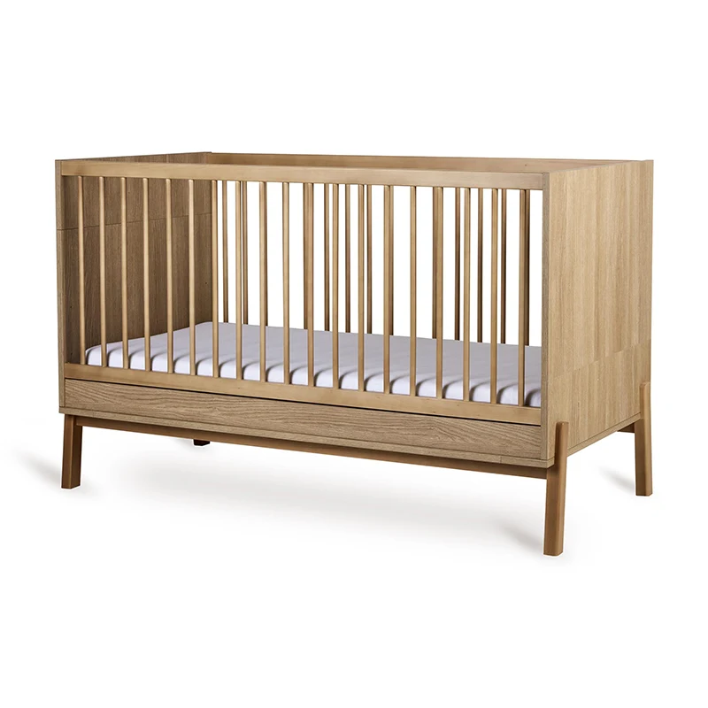 Quax Babybett- und Kinderbett 70 x 140 'Ashi' Honey Ash