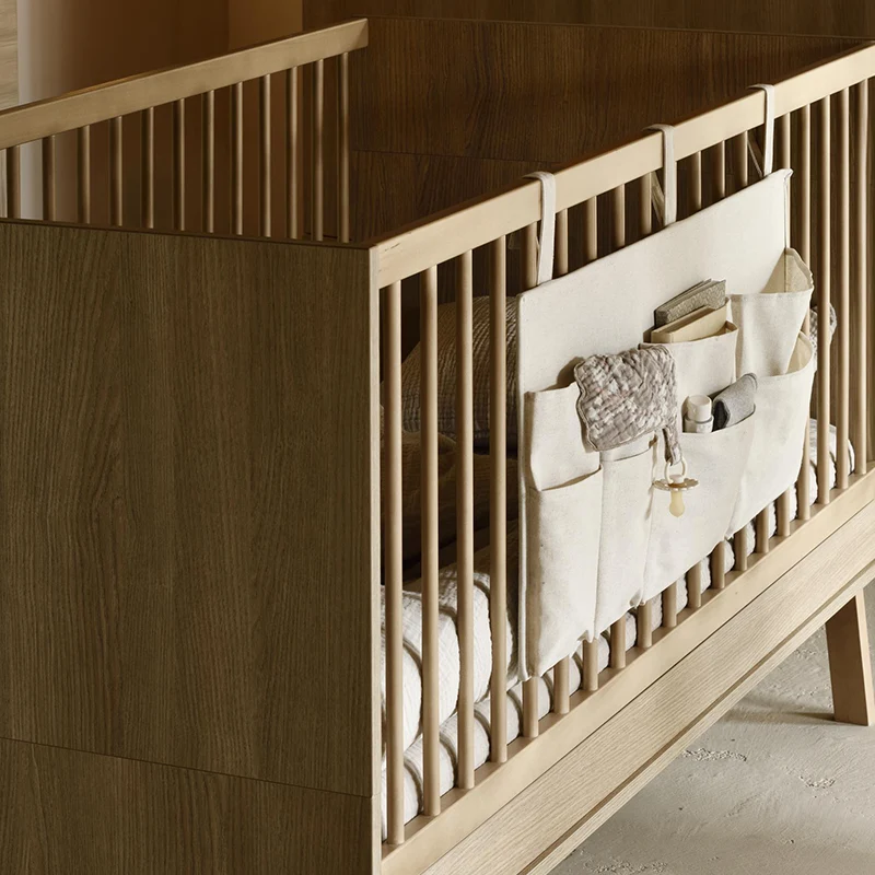 Quax Babybett- und Kinderbett 70 x 140 'Ashi' Honey Ash